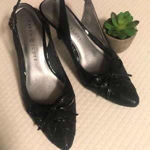 Karen Scott Black Shoes size 6 1/2